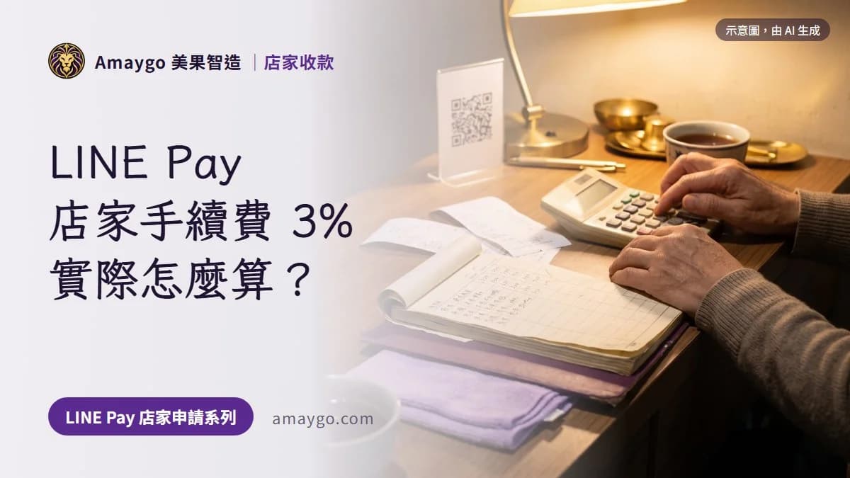LINE Pay 店家手續費 3% 實際怎麼算？一筆、一個月各扣多少